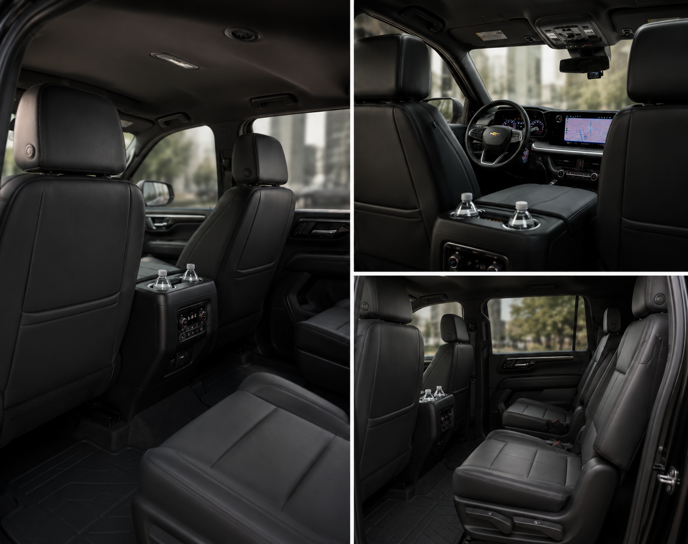 Luxury interior of the Chevrolet Suburban LT