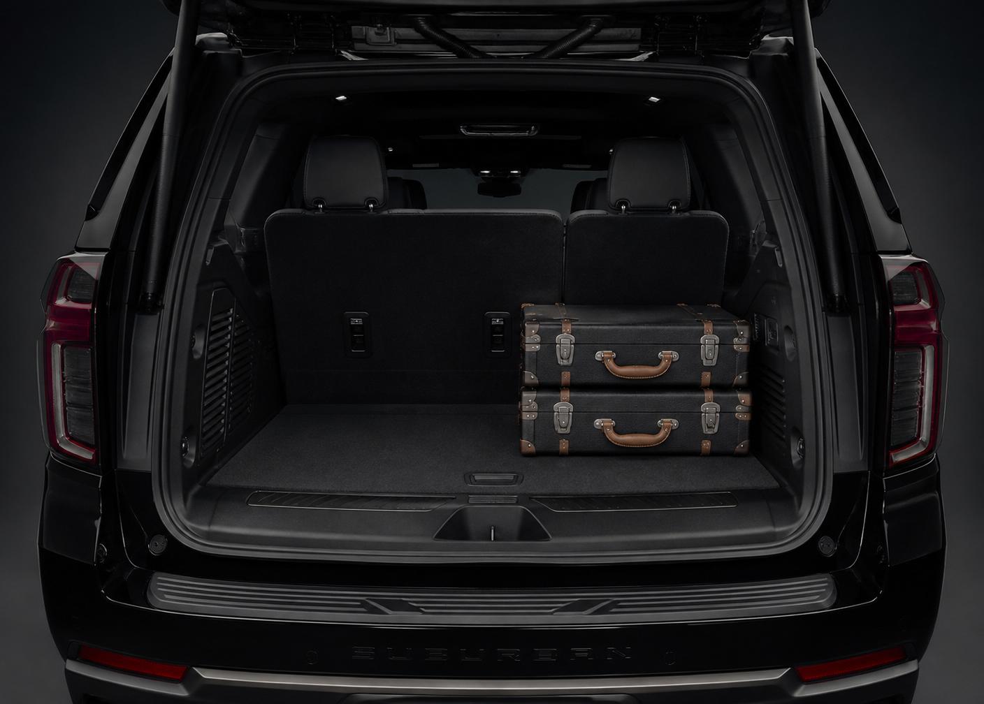 Spacious cargo area of the Chevrolet Suburban